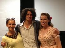 Ehran, Alastair and Chloe at Day One of auditions